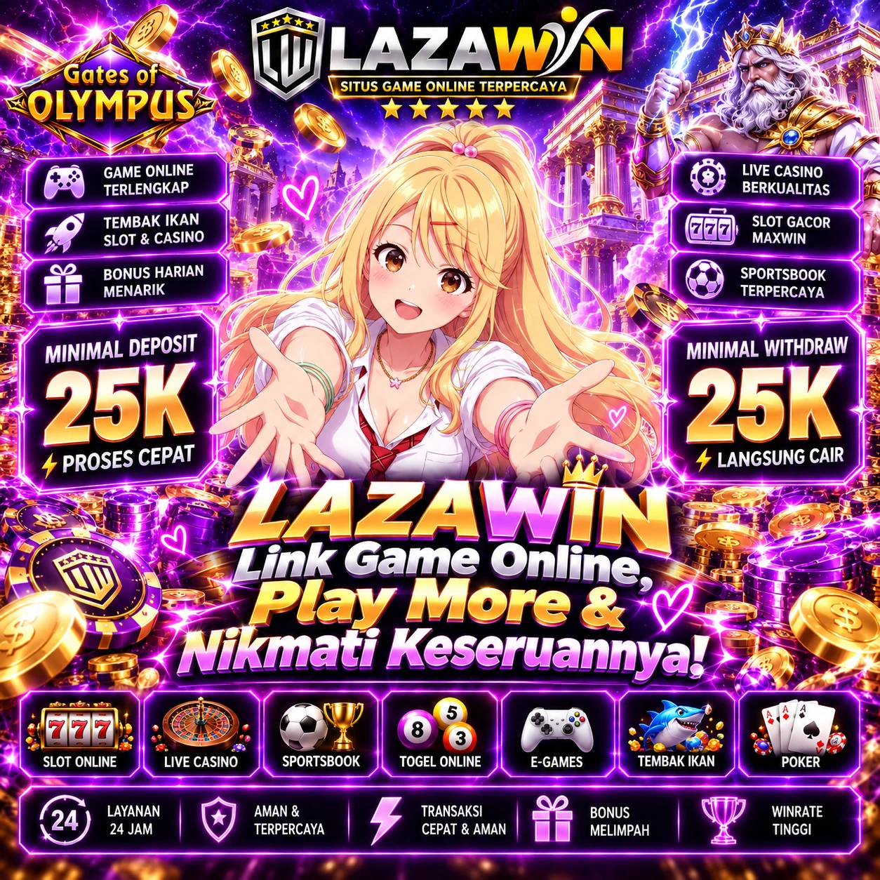 LAZAWIN ➡ Link Game Online, Play More & Nikmati Keseruannya!